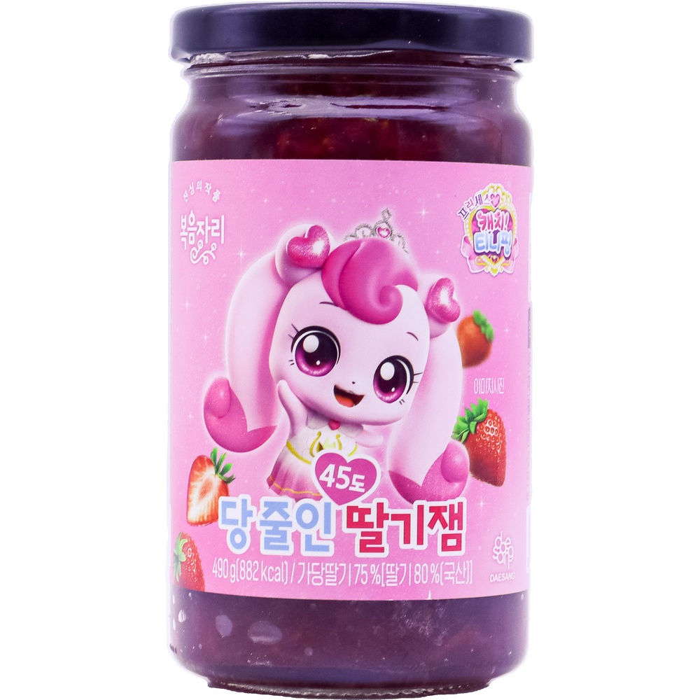 대상 복음자리 캐치티니핑 당줄인 딸기잼 490g