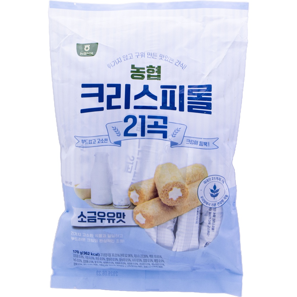 농협 크리스피롤 21곡 소금우유맛 9.4g