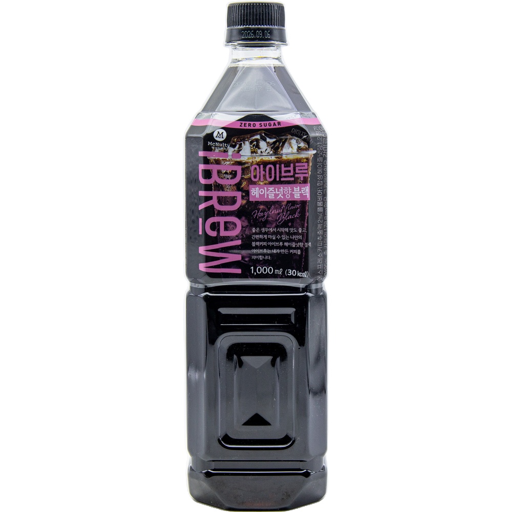 맥널티 아이브루 헤이즐넛향 블랙 1L