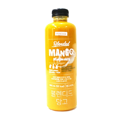 피코크 블렌디드 망고 900ml