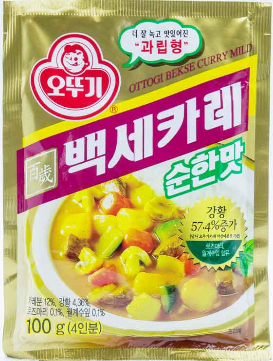 오뚜기 백세카레 순한맛 100g