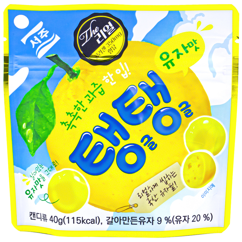 서주 탱글탱글 유자맛 40g