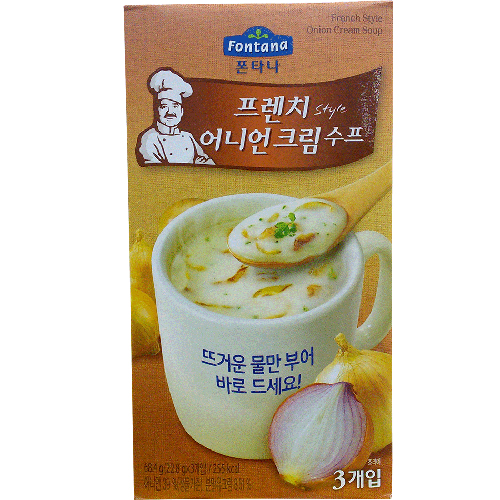 샘표식품 폰타나 로스티드 어니언 크림 컵수프 60g