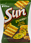 오리온 태양의 맛 썬 갈릭바게트맛 135g