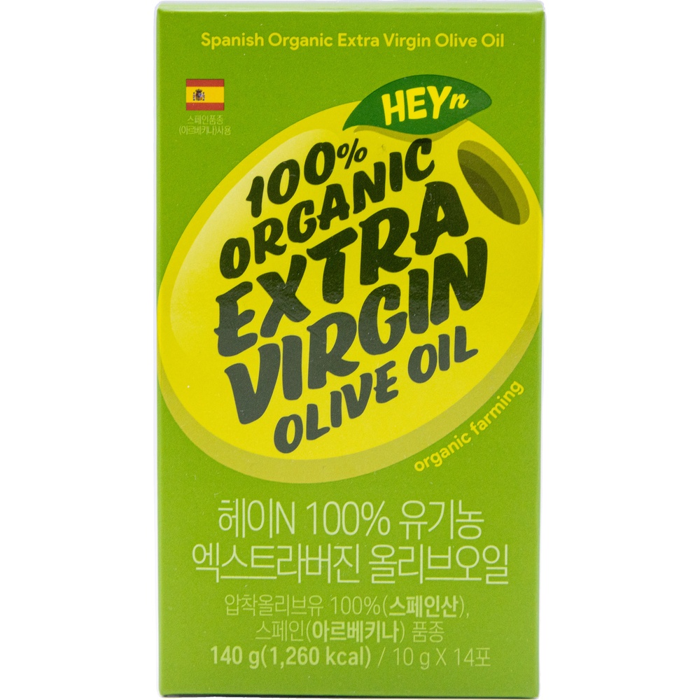 대상웰라이프 헤이N 100% 유기농 엑스트라버진 올리브오일 10g