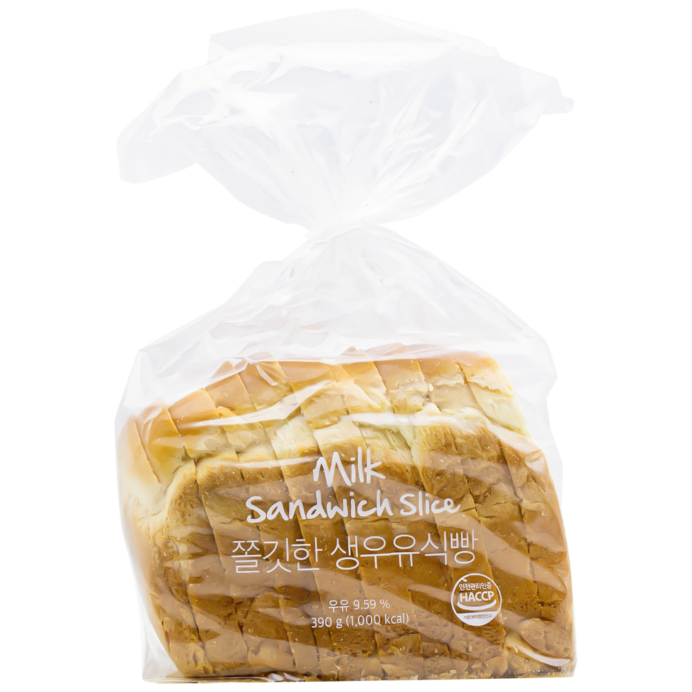 신라명과 쫄깃한 생우유식빵 390g