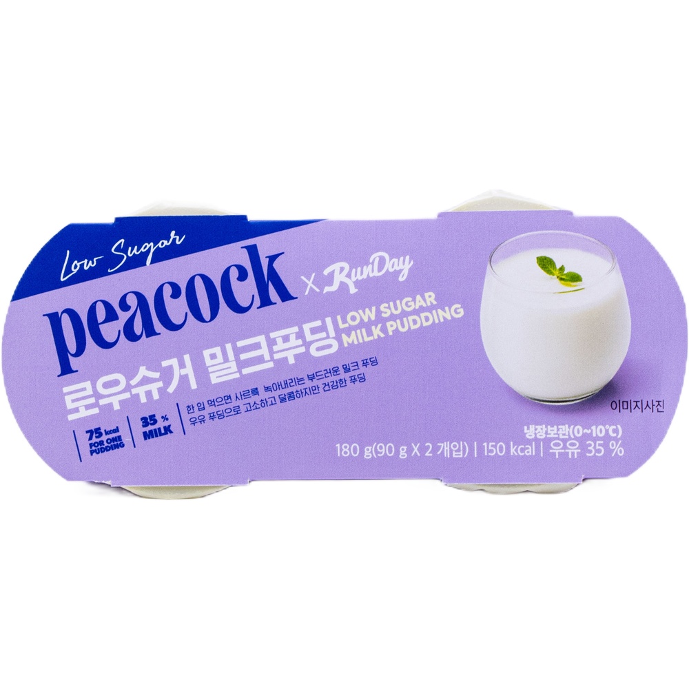 이마트 피코크 런데이 로우슈거 밀크푸딩 180g