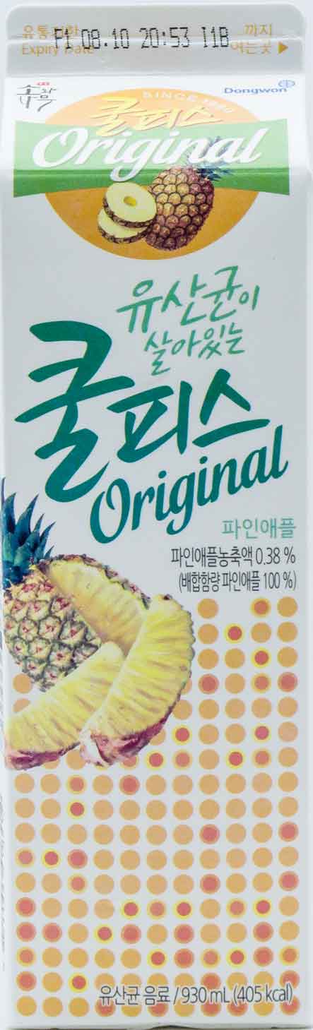 동원 쿨피스 파인애플 930ml