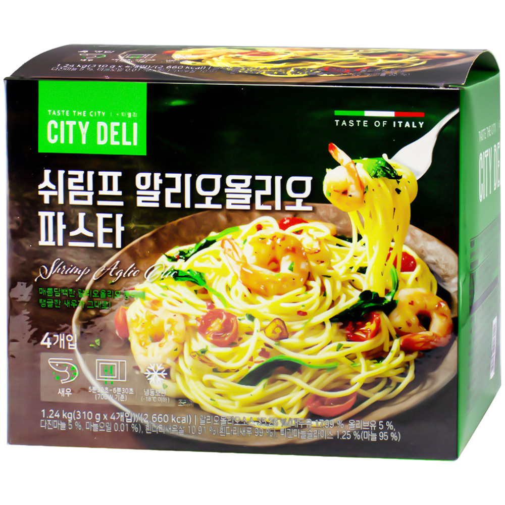 삼립 시티델리 쉬림프 알리오올리오 파스타 1.24kg