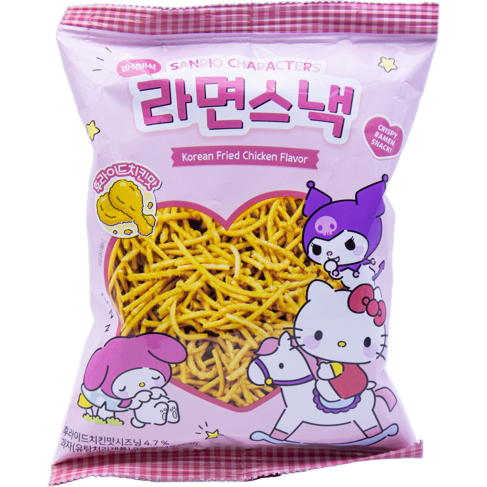 미스티 산리오캐릭터즈 라면스낵 후라이드치킨맛 92g