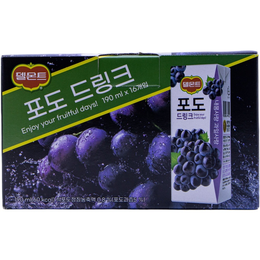 롯데 포도 드링크 190mL