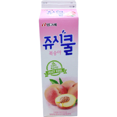 빙그레 쥬시쿨 복숭아 930ml