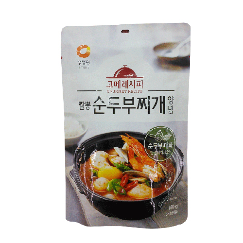 청정원 고메레시피 짬뽕순두부찌개양념 140g