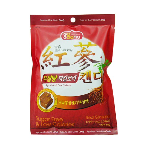 고궁 무설탕 저칼로리 홍삼캔디 80g