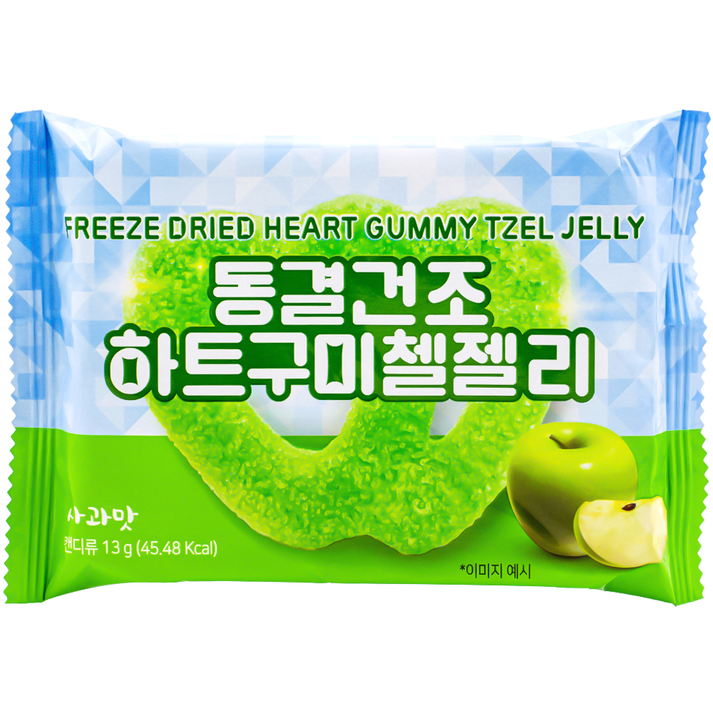 선우 동결건조 하트구미첼젤리 사과맛 13g