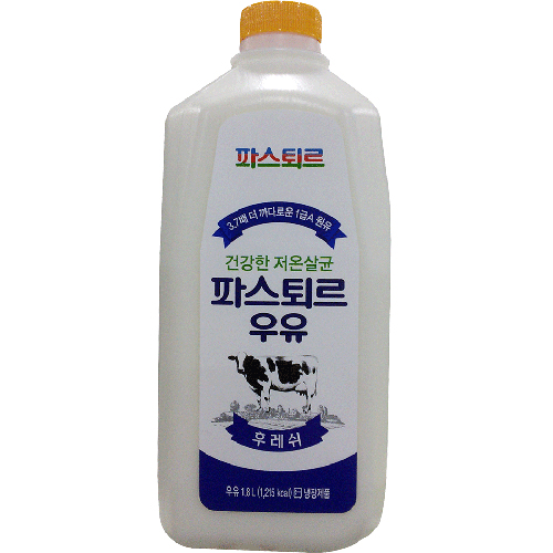 롯데푸드 파스퇴르 우유 후레쉬 1800ml
