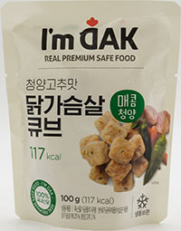 아임닭 닭가슴살큐브 매콤청양 100g