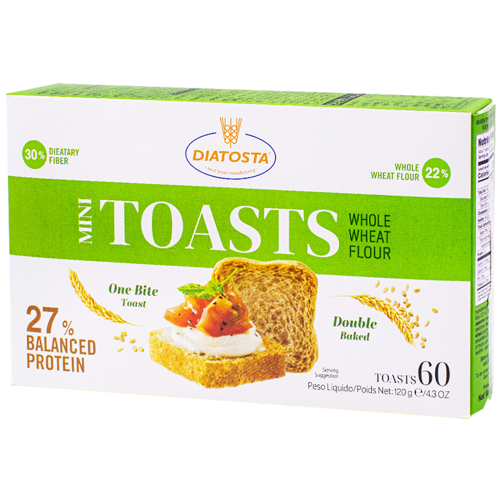 디아토스타 통밀미니토스트 120g