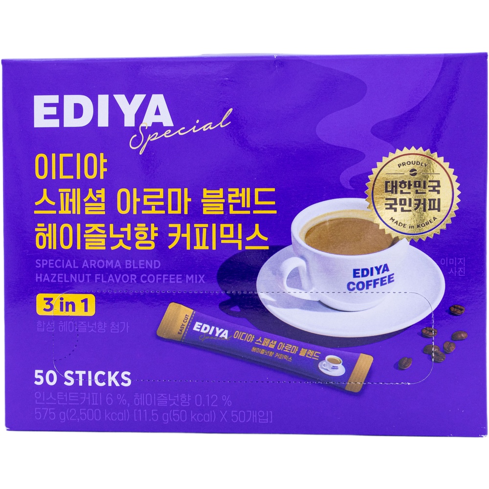 이디야 스페셜 아로마 블렌드 헤이즐넛향 커피믹스 11.5g