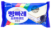롯데 빵빠레 소프트샌드 쿠앤크 180mL