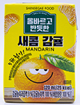 신세계푸드 올바르고 반듯한 새콤 감귤 120mL