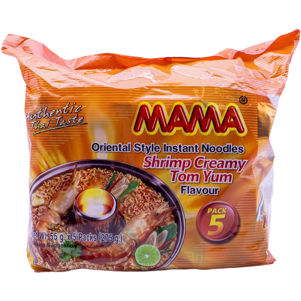 마마 인스턴트 누들 쉬림프 크리미 똠양 플레이버 55g