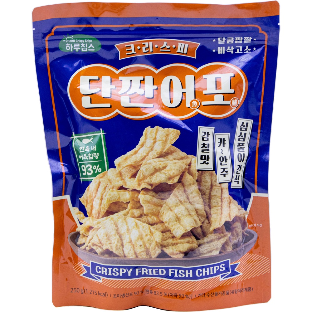 선명농수산 하루칩스 크리스피 단짠어포 250g