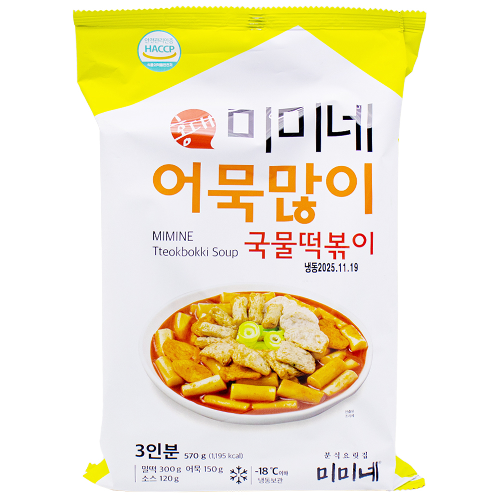 미미네 어묵많이 국물떡볶이 570g