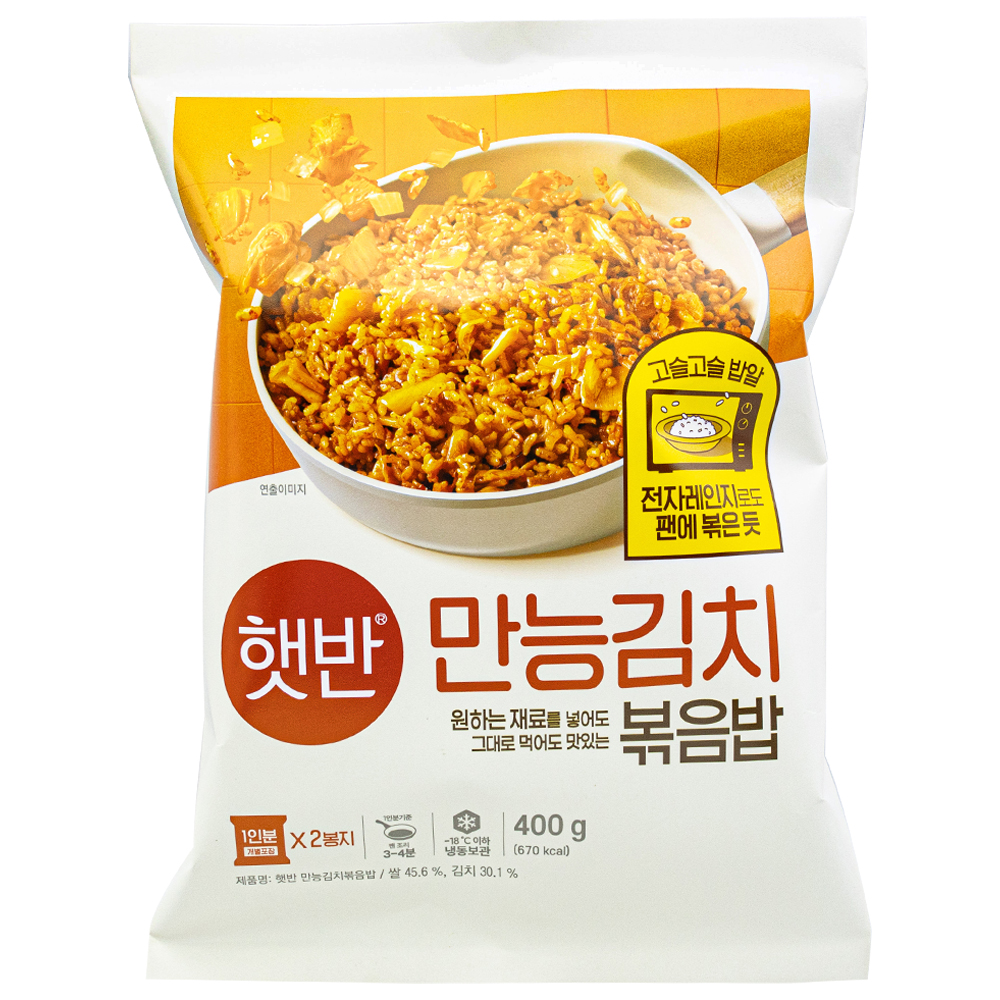 CJ 햇반 만능김치볶음밥 400g