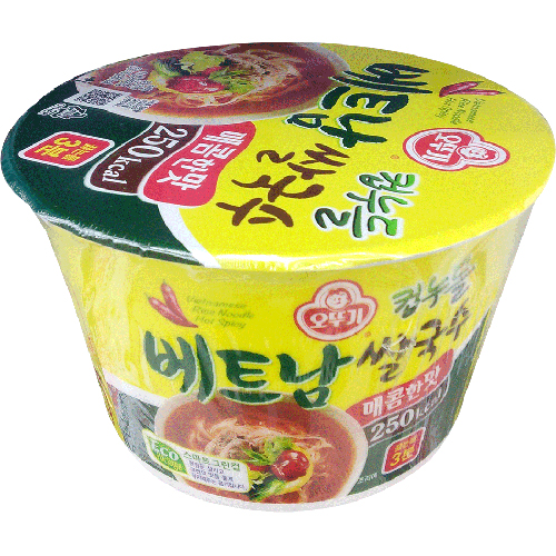 오뚜기 컵누들 베트남쌀국수 매콤한맛 용기 86g