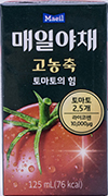 매일 매일야채 고농축 토마토의 힘 125ml