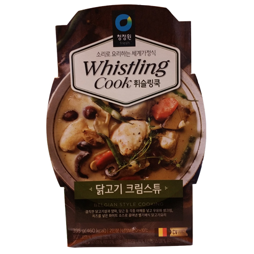 청정원 휘슬링쿡 닭고기 크림스튜 395g