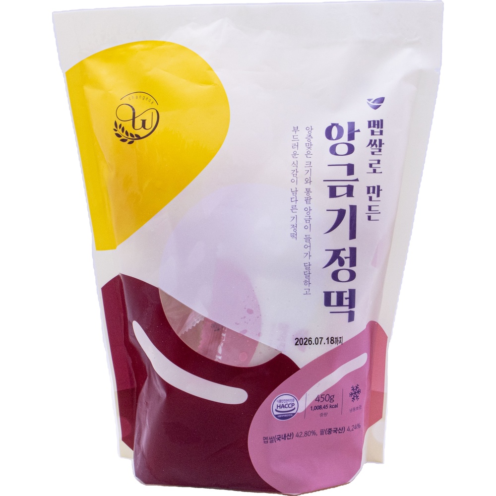 창억떡 멥쌀로 만든 앙금기정떡 45g