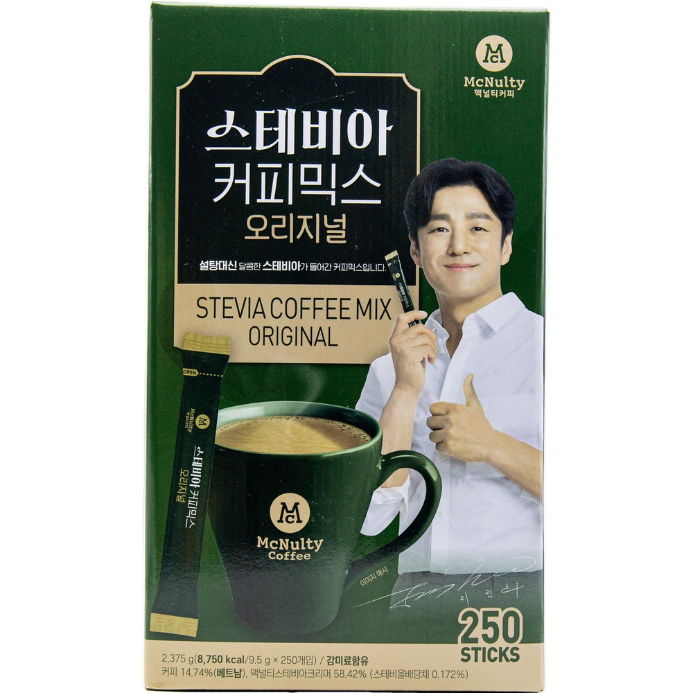 맥널티 스테비아 당제로 커피믹스 오리지널 9.5g