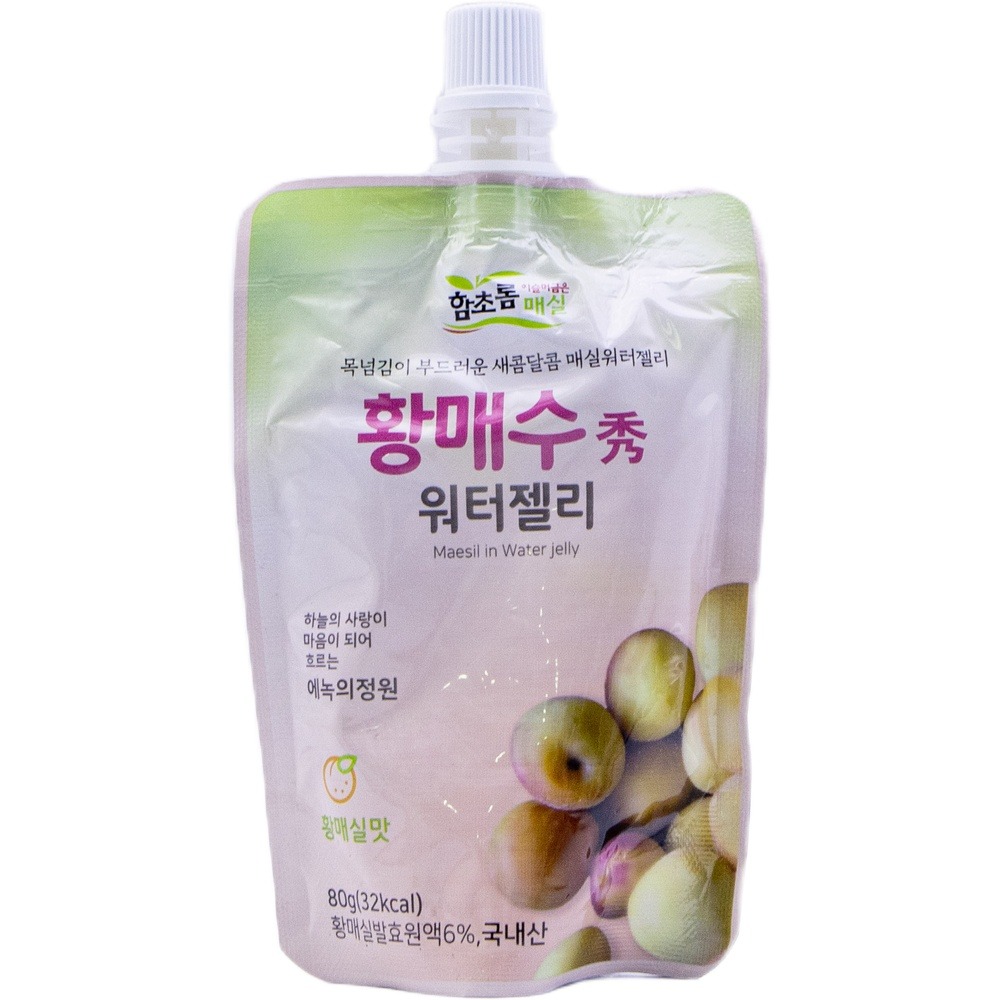 에녹의정원 함초롬 이슬머금은 매실 황매수 워터젤리 80g