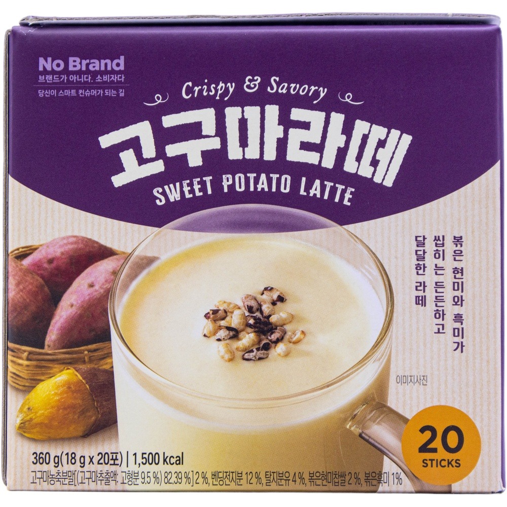 노브랜드 고구마라떼 18g
