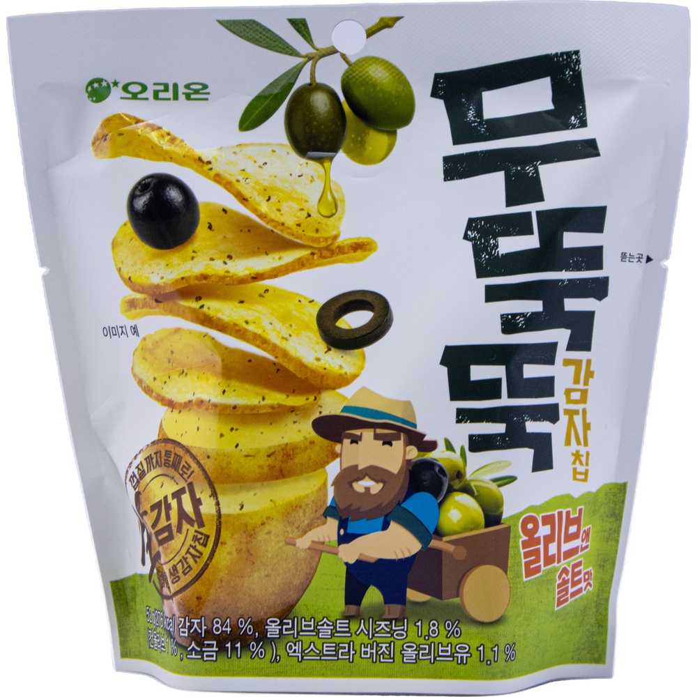 오리온 무뚝뚝 감자칩 올리브앤 솔트맛 52g