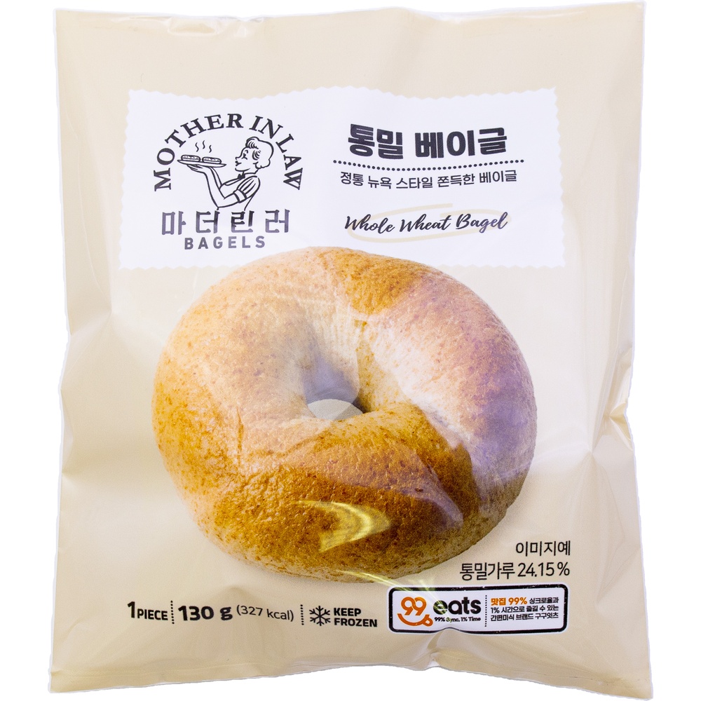 잇웨이브 구구잇츠 마더린러 통밀 베이글 130g