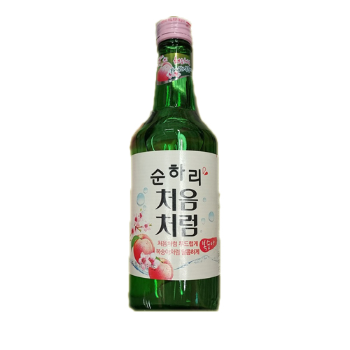 순하리 처음처럼 복숭아 360ml