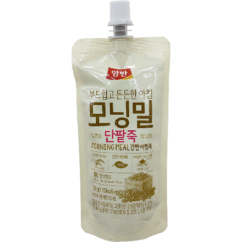 양반 모닝밀 단팥죽 130g