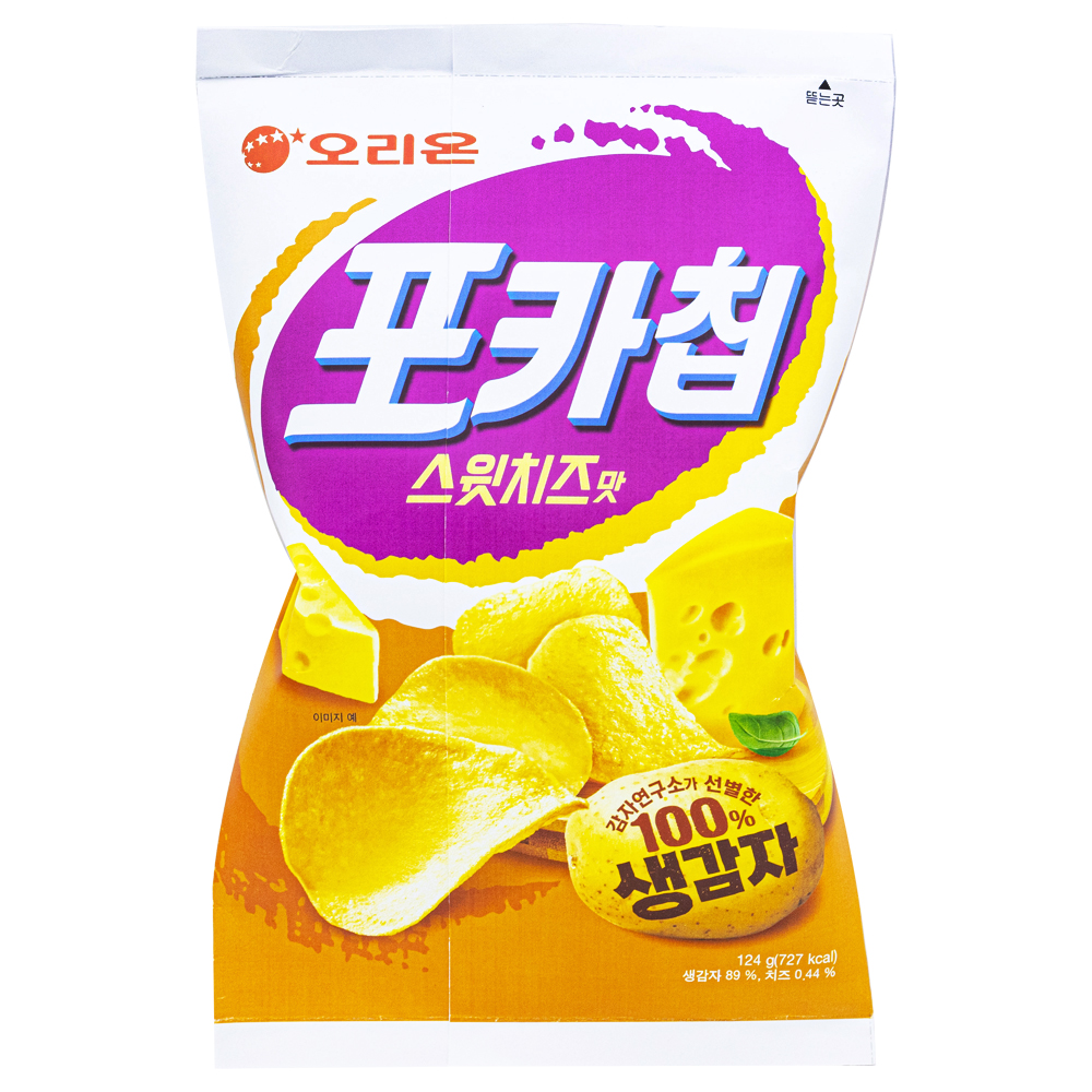 오리온 포카칩 스윗치즈맛 124g