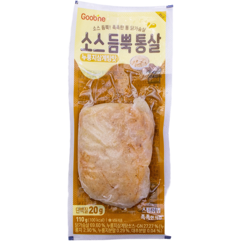 굽네 소스 듬뿍 통살 누룽지삼계탕맛 110g