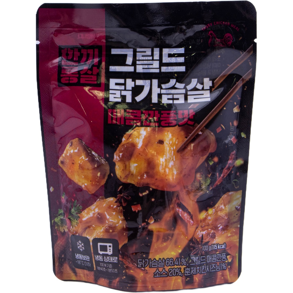 이그니스 한끼통살 그릴드 닭가슴살 매콤깐풍맛 100g