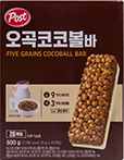 동서 포스트 오곡 코코볼바 500g