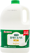 서울우유 더 진한 플레인 요거트 순수 무가당 2.45L