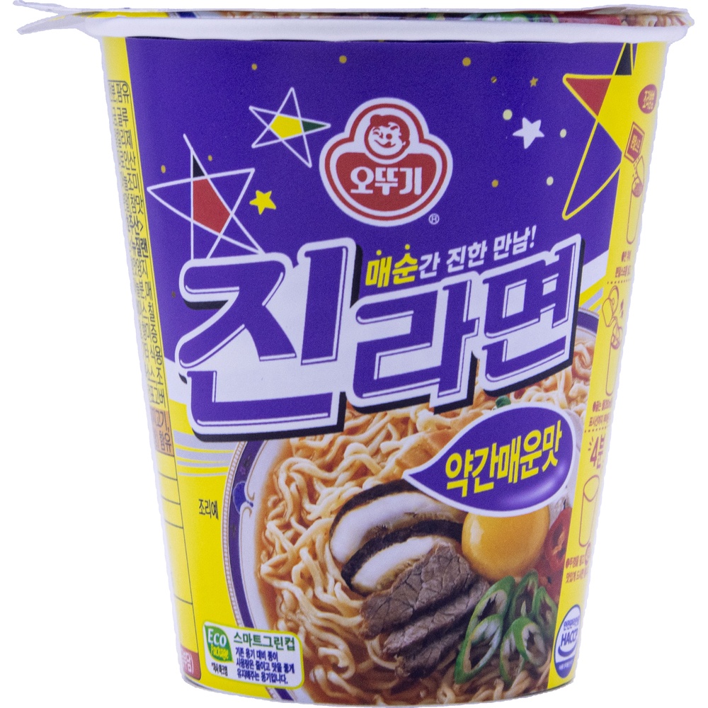 오뚜기 진라면 약간매운맛 65g