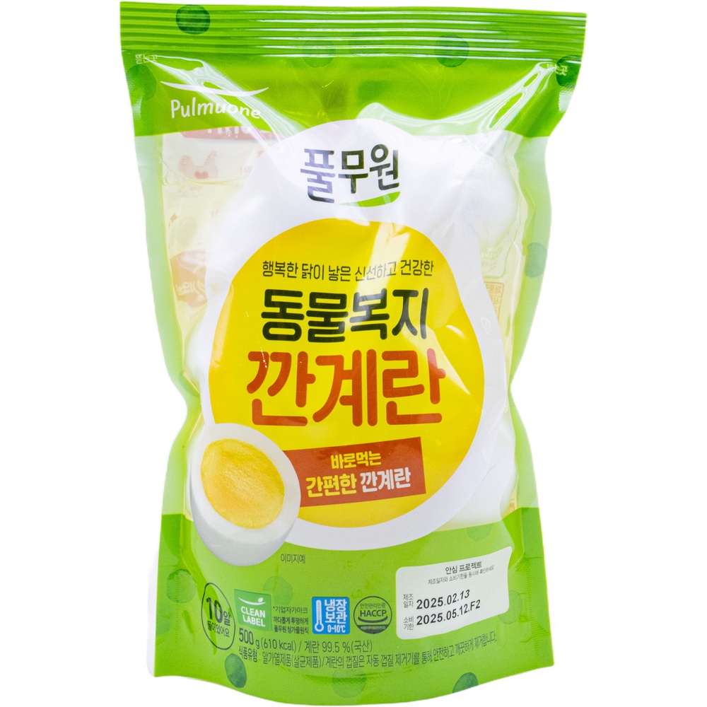풀무원 동물복지 깐계란 500g