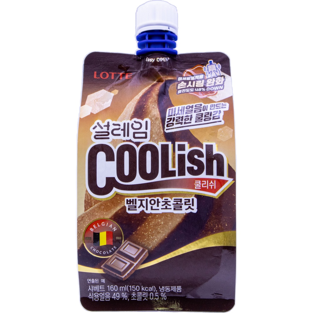 롯데 설레임 쿨리쉬 벨지안초콜릿 160mL