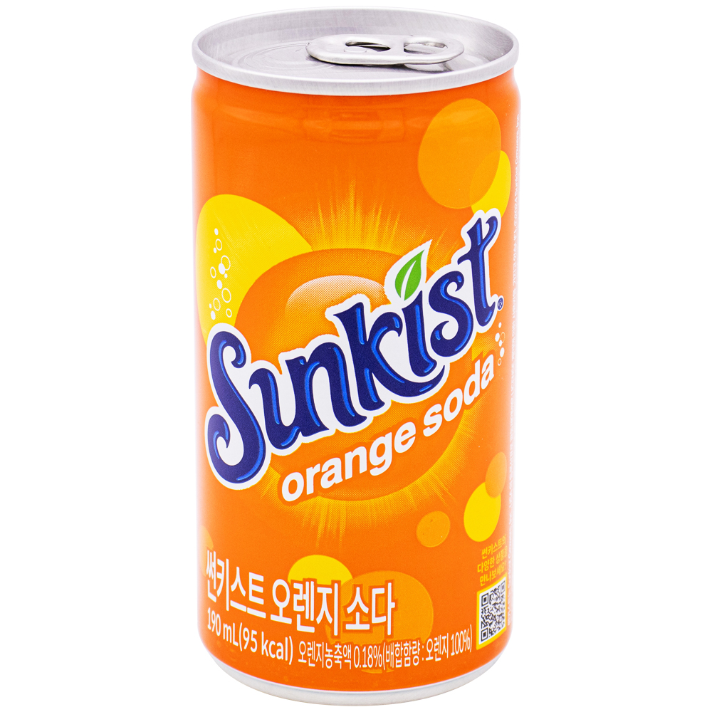 광동 썬키스트 오렌지 소다 190mL