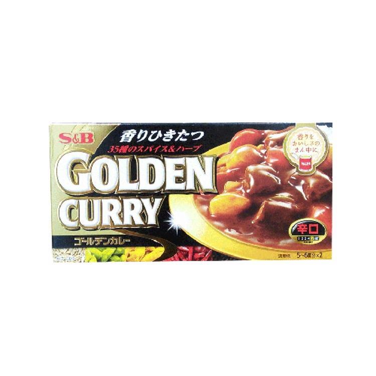 에스비골든카레 매운맛 198g